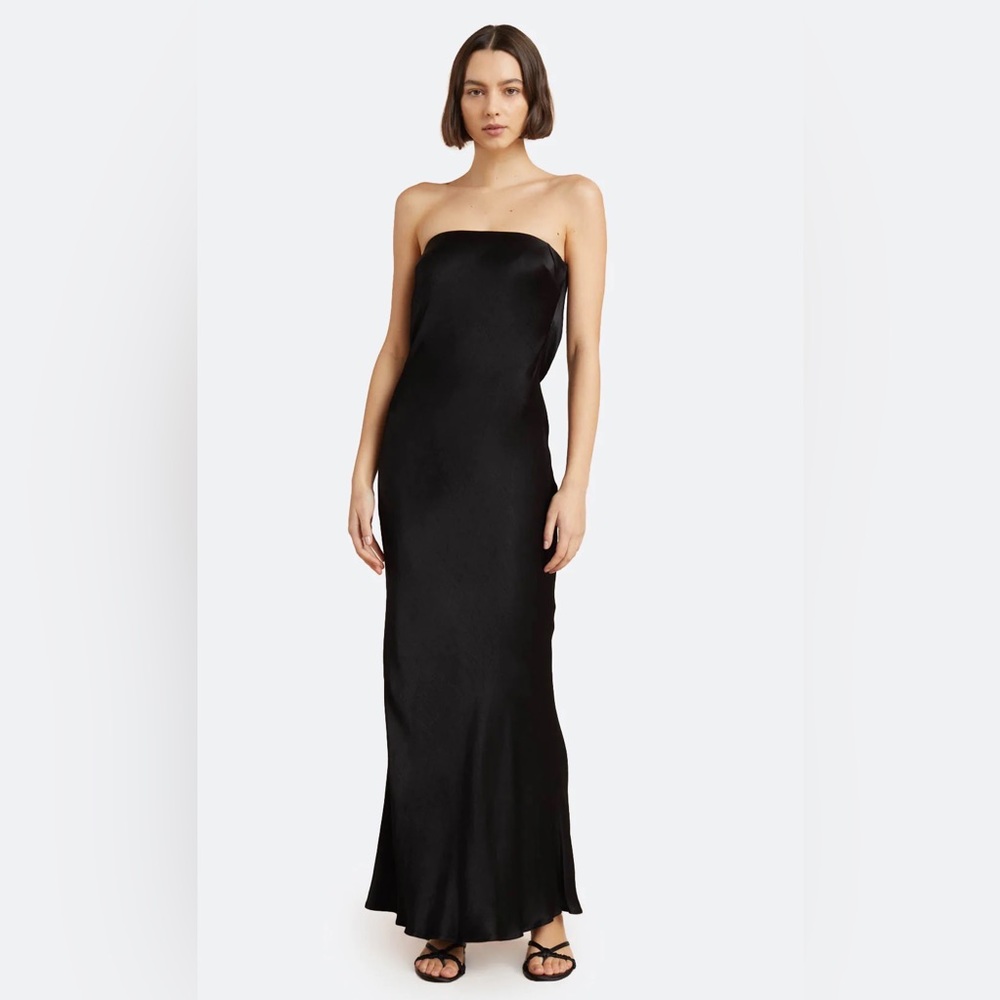 BEC + BRIDGE
Black Moon Dance Strapless Maxi Dress